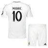 Camisola + Calções Real Madrid Modrić 10 Criança Equipamento 1ª 24/25